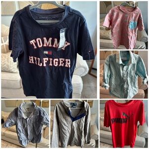 ✨BUNDLE✨ Boys Graphic T-Shirts, Dress Shirts, Athletic Tee, and more Size 6!